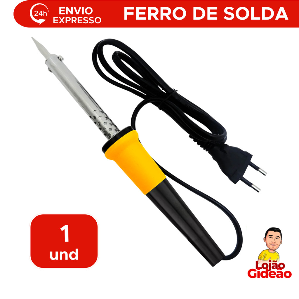 Ferro de Solda 40W 127V Profissional Eletrônica Manutenção Circuito