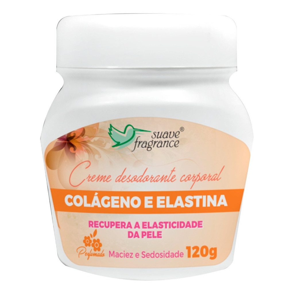 Creme Desodorante Corpo Colágeno E Elastina Suave Fragrance