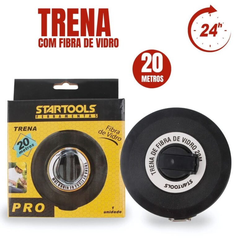 Trena Fibra de Vidro Redonda 20 Metros Profissiona