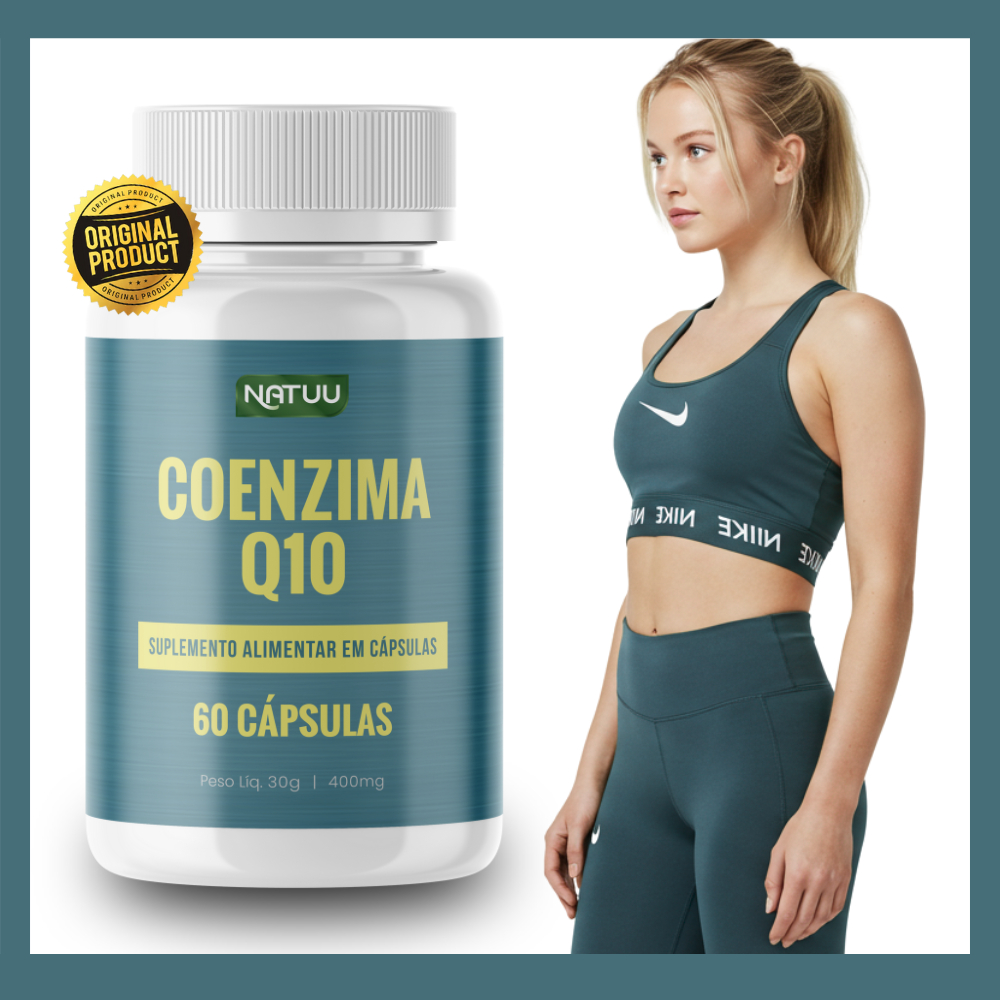 Q10 Coenzima 60 Caps Original 100mg Com Nota Fiscal