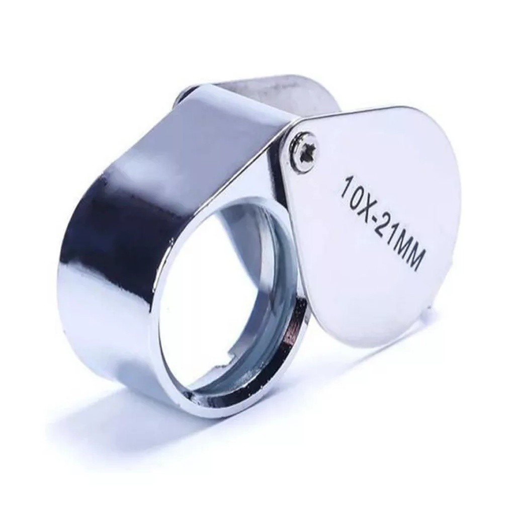 Lupa Triplet 10x 20x 30x de Joalheiro Profissional 21mm Com Aumento para Pedras selo emblema póros