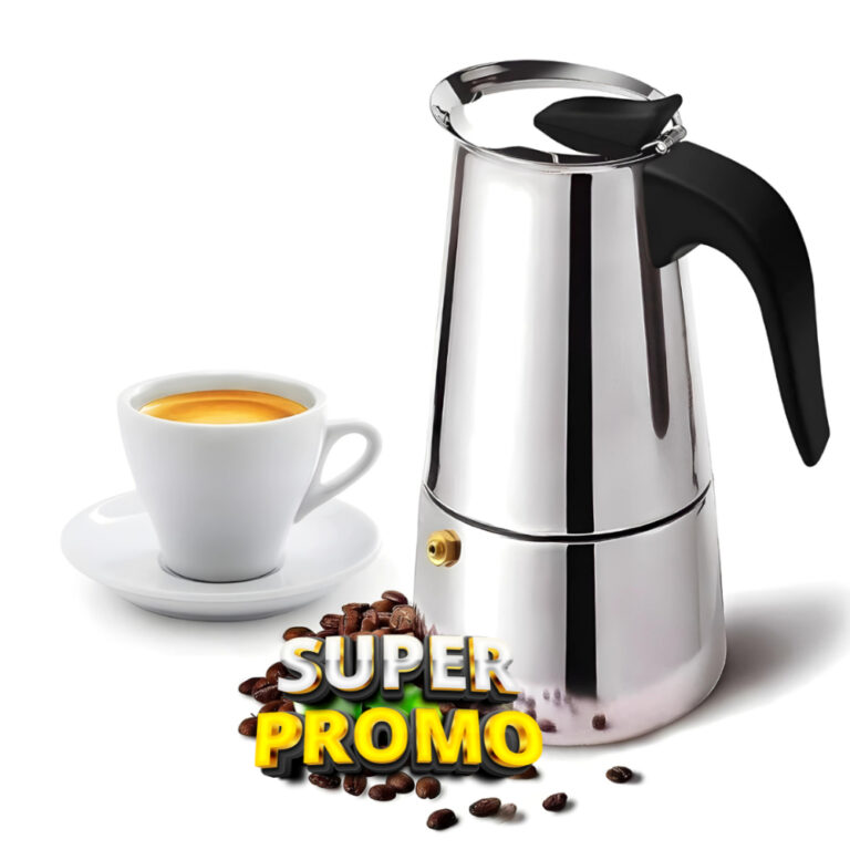 Cafeteira Italiana em Inox Café Expresso 6/4 Xíc