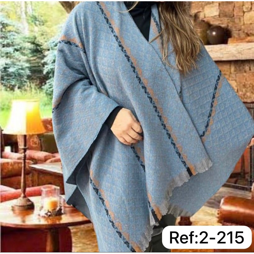 2025 MEIYABAO poncho de tecido confortável e de alta qualidade  tamanho único 215