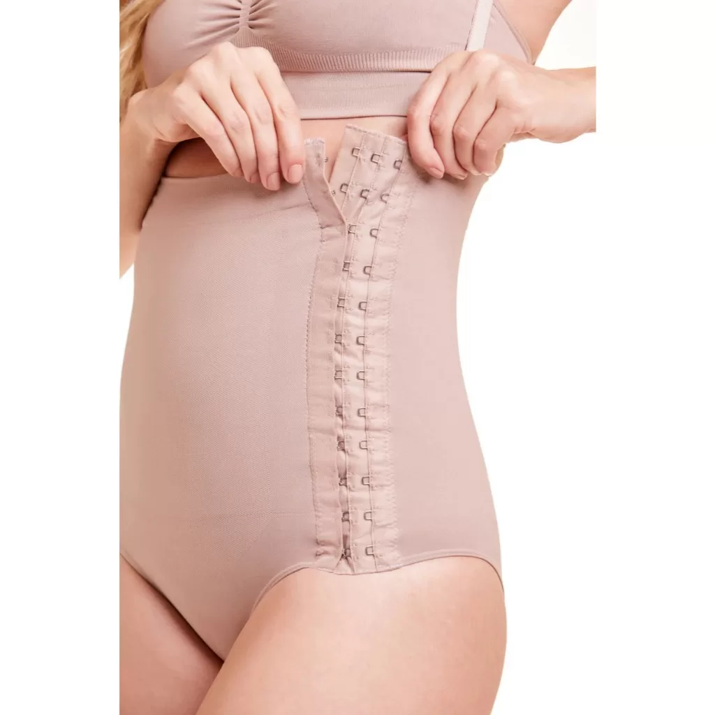Calcinha Pós-Parto Cintura Alta Com Alças Removíveis Base Plié 050107