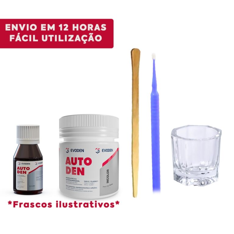 Kit Resina Acrílica Cola Provisório – Pró