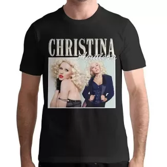 Camiseta Unissex Estampa Christina Aguilera  Adult