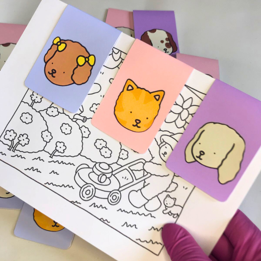 Kit 5 Marcadores Magnéticos  Coleção Bichinhos Fofos