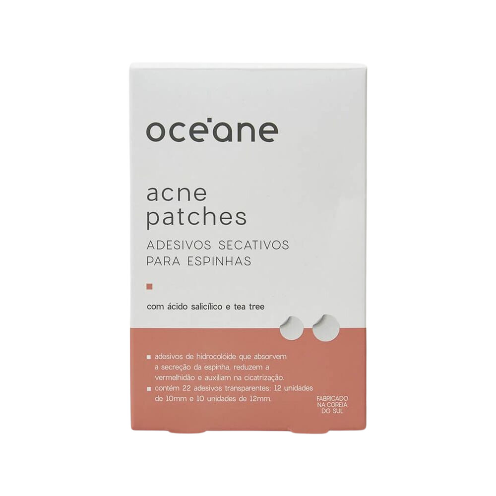 Adesivos Secativos para Espinhas com Ácido Salicílico – Acne Patches – Océane
