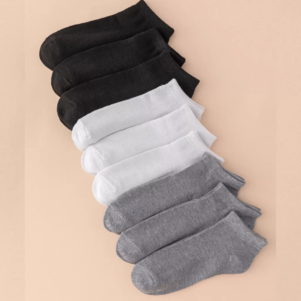 Kit 6 pares de meia Masculina Adulto soquete cano curto