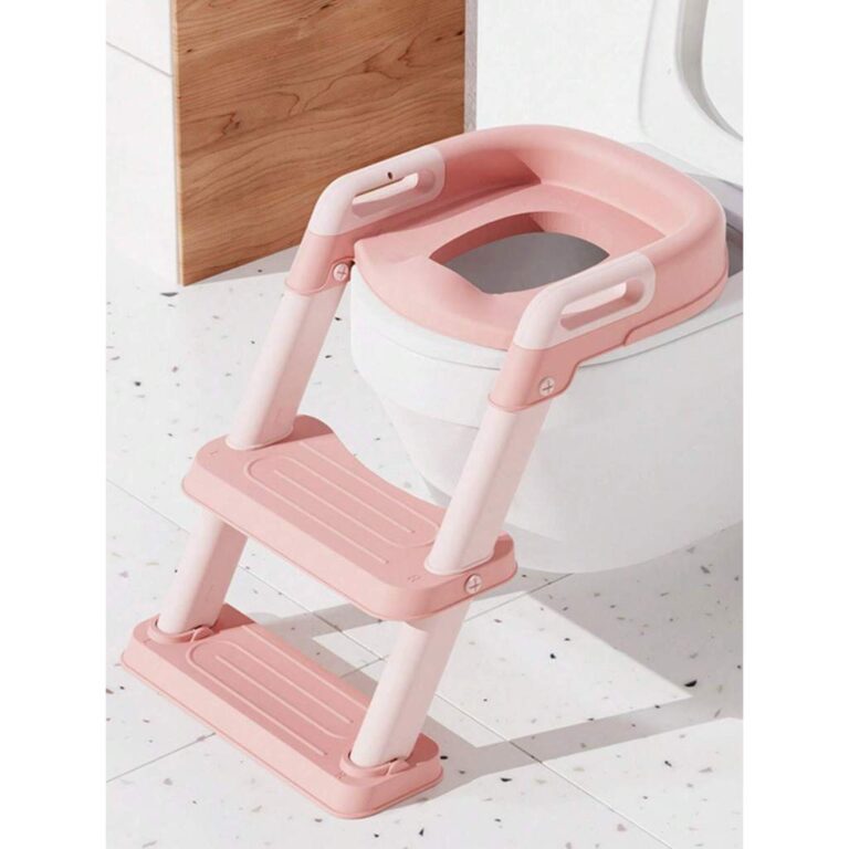 Troninho Infantil Com Escada Assento Redutor Vaso 