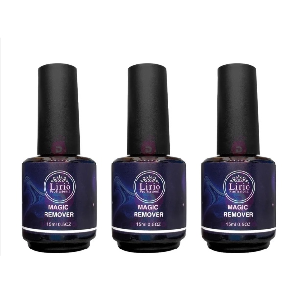 Kit 3 Magic Remover Lirió Removedor Esmalte Em Ge