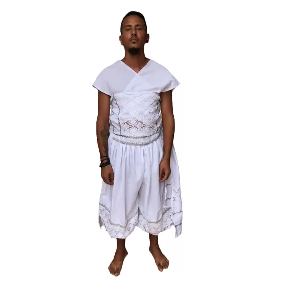 Roupa Bombacho Masculino Xango Ogum Oxossi Candomb