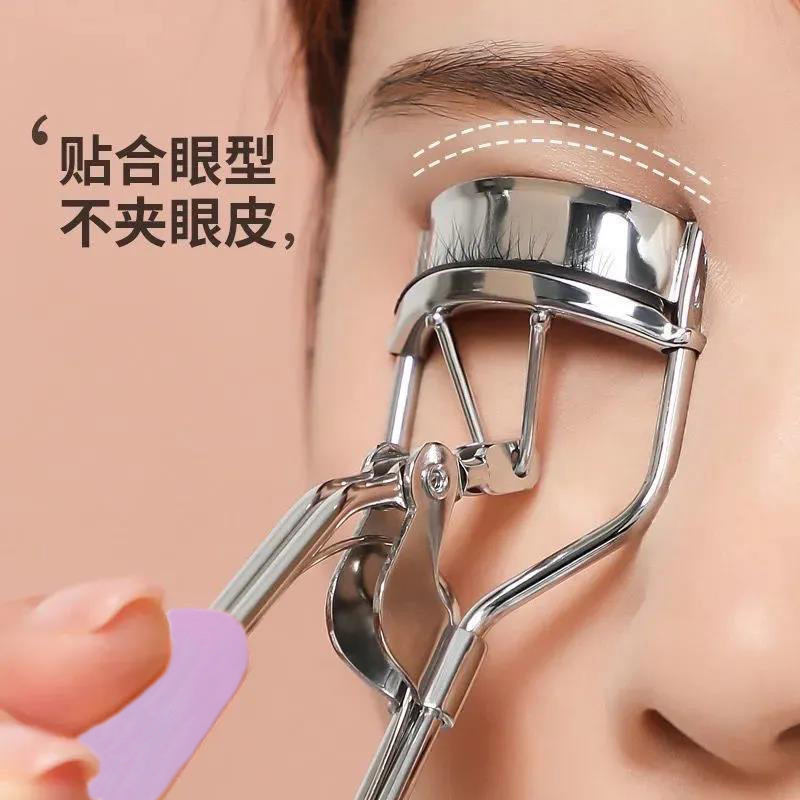 Modelador de Cílios Curling Eyelash Curler Falso Auxiliar de Cílios para Senhoras Maquiagem Portátil