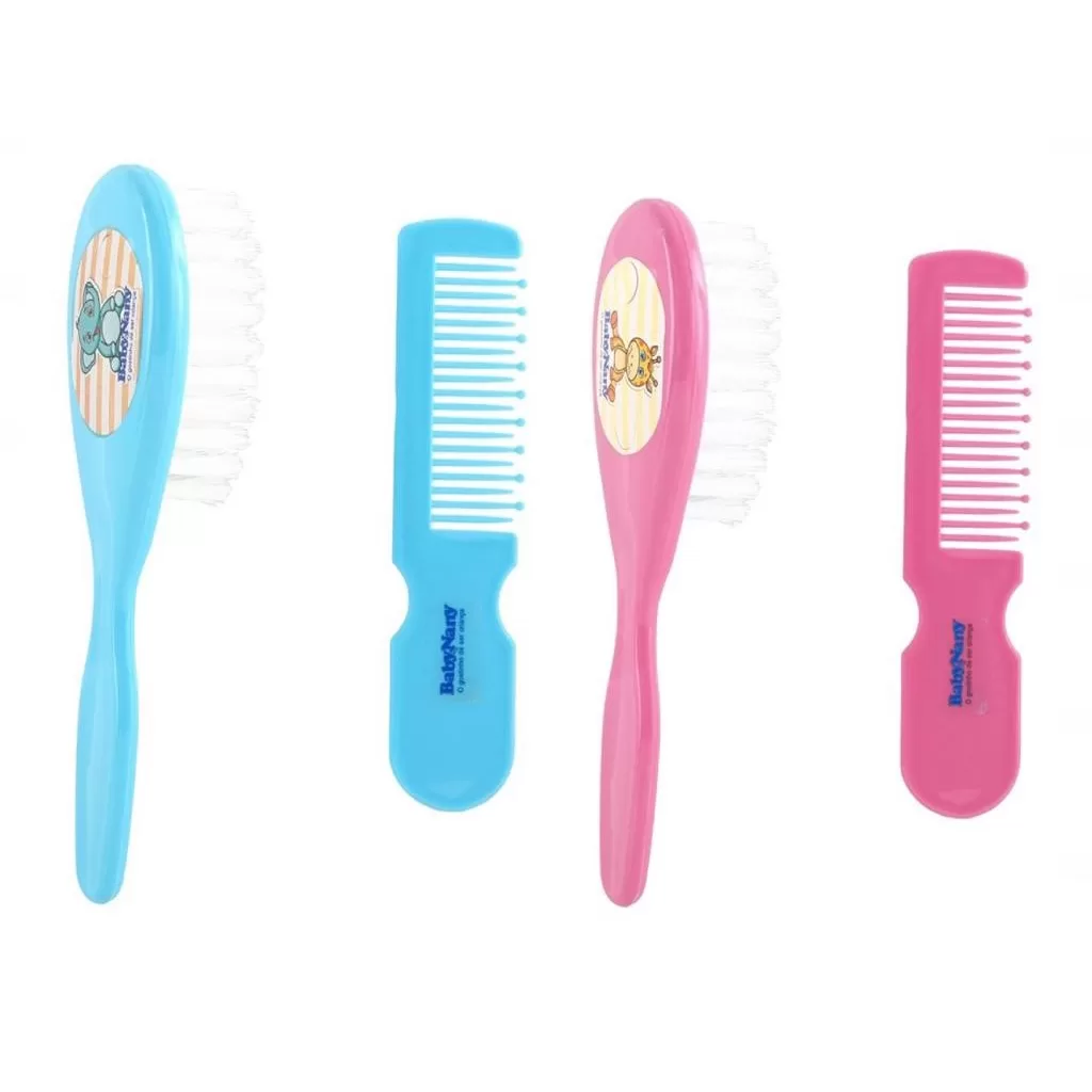 Escova e Pente para Bebe Infantil Baby Nany