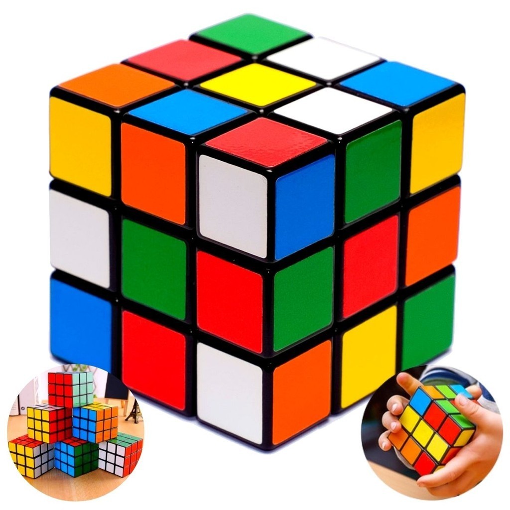 Cubo Mágico 5 CM Brinquedo Infantil Giro Rápido Colorido