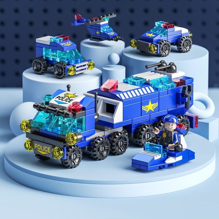 6 Em 1 3D SWAT Police Building Blocks 147 PCs Tijo