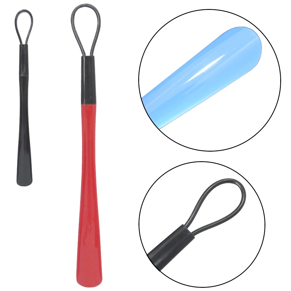 Calçadeira Para Sapato Calçador 46cm Sapato Multicolorido Universal Fácil Prático Longo Plástico