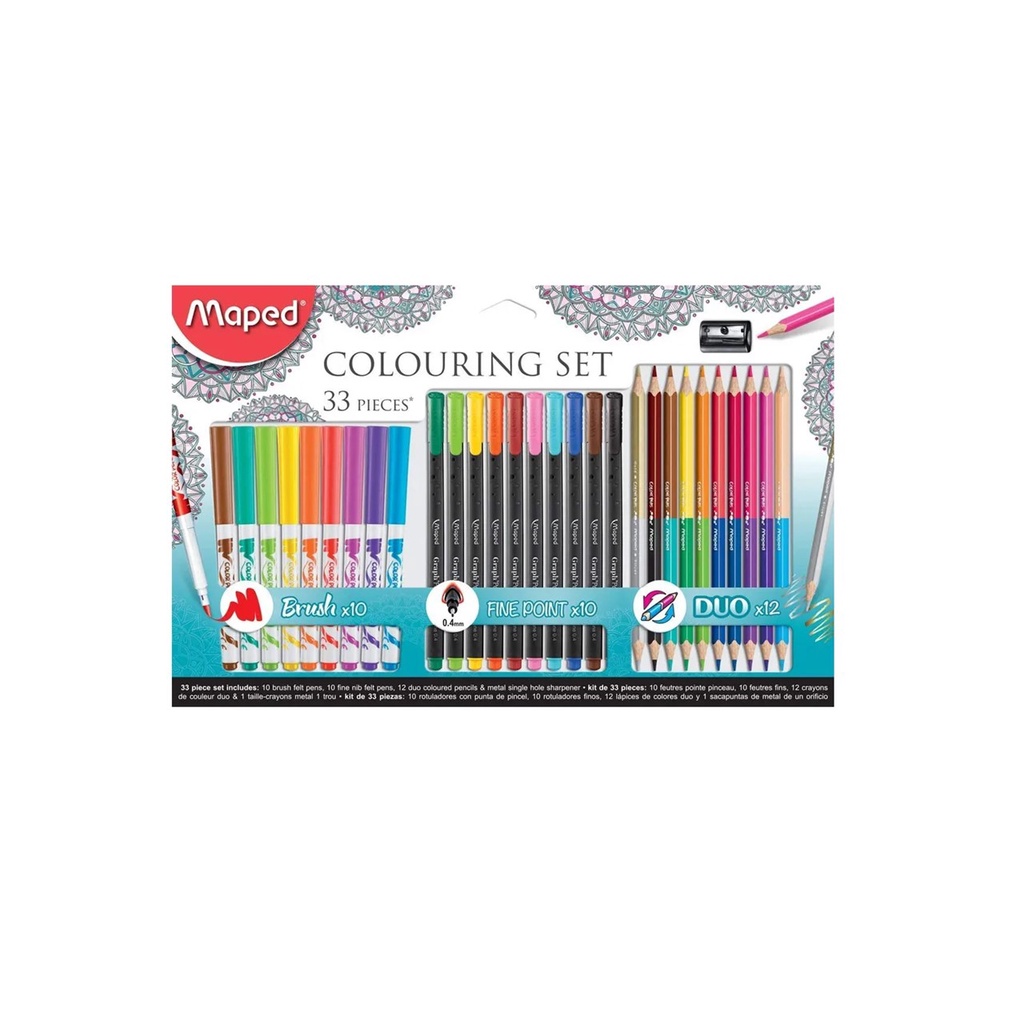 Kit Colouring Set Color Peps 33 Peças – Maped