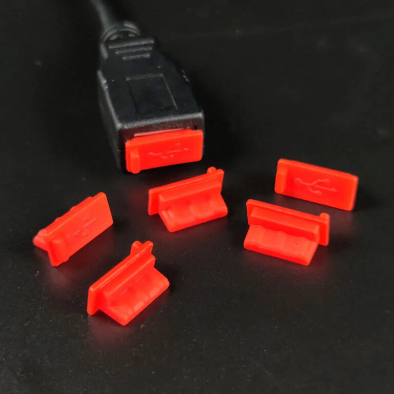 Protetor de silicone p/porta USB,ideal p/notbooks,
