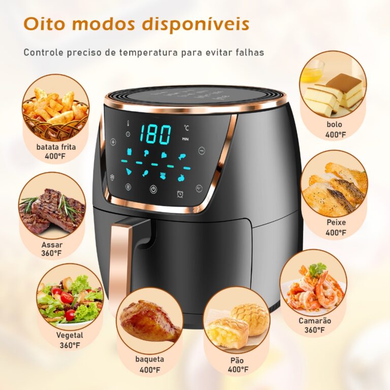 COIBEU® Fritadeira inteligente Air fryer Automát