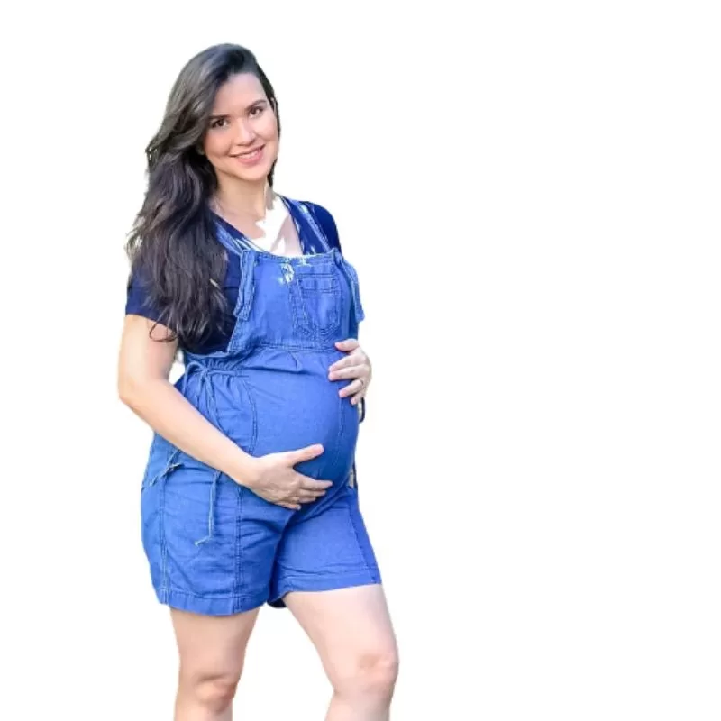 Macacão Jeans Para Gravidas, Roupa Gestante