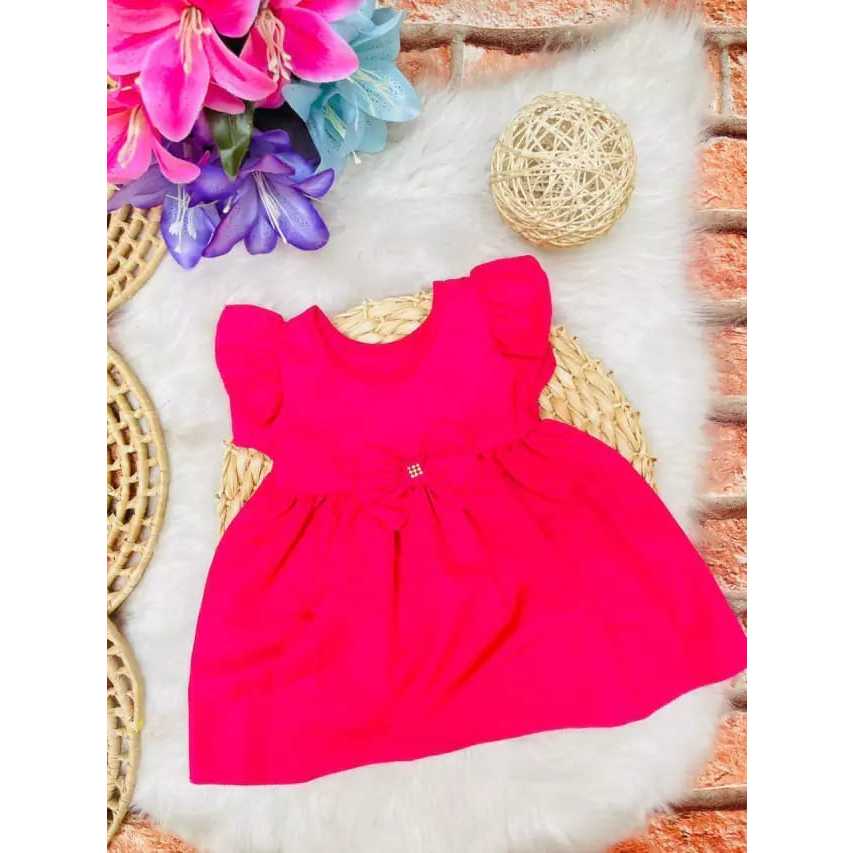 Vestido Infantil Bebe Roupa Para Menina Tamanho 0 a 3 Meses
