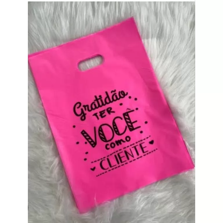 50 sacolas com frases 30×40 gratidão em ter 