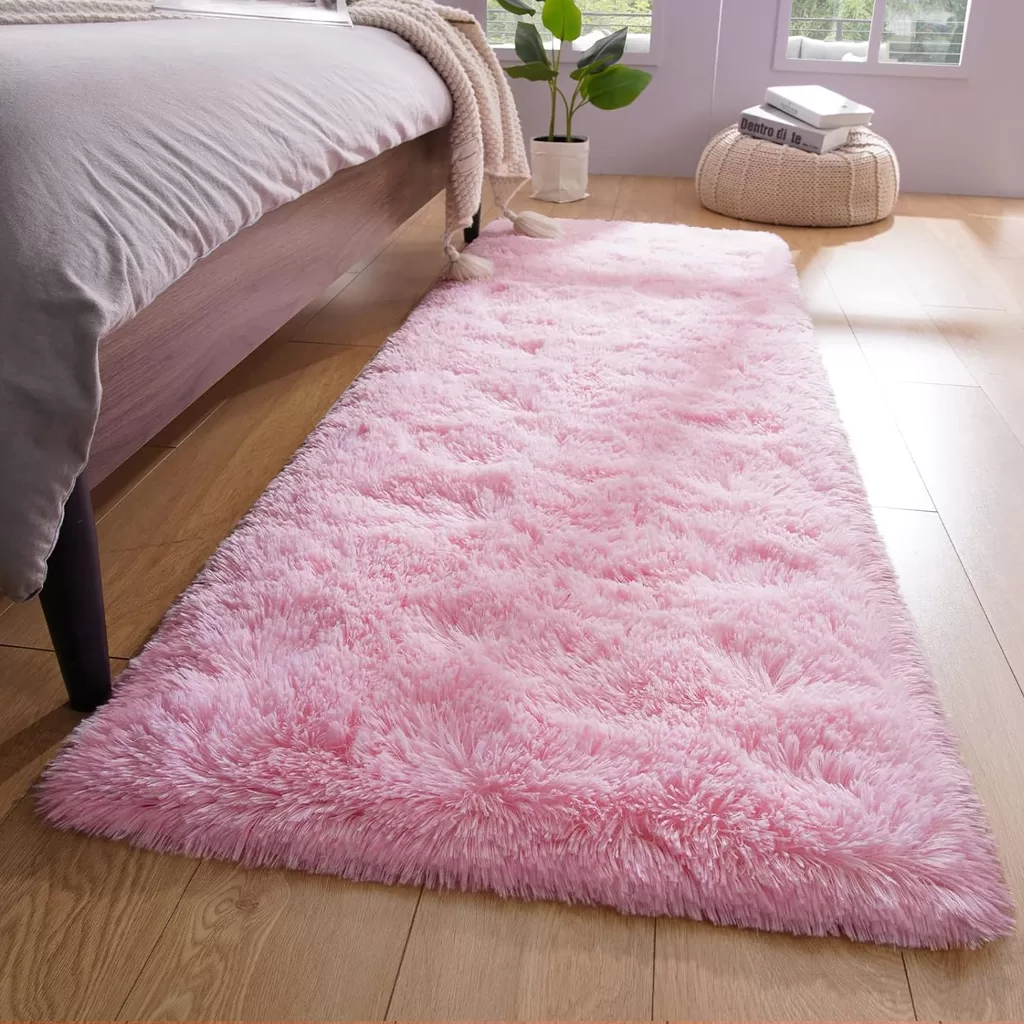 Tapete Passadeira 1,00 x 0,60 Corredor Quarto Sala Felpudo Várias Cores