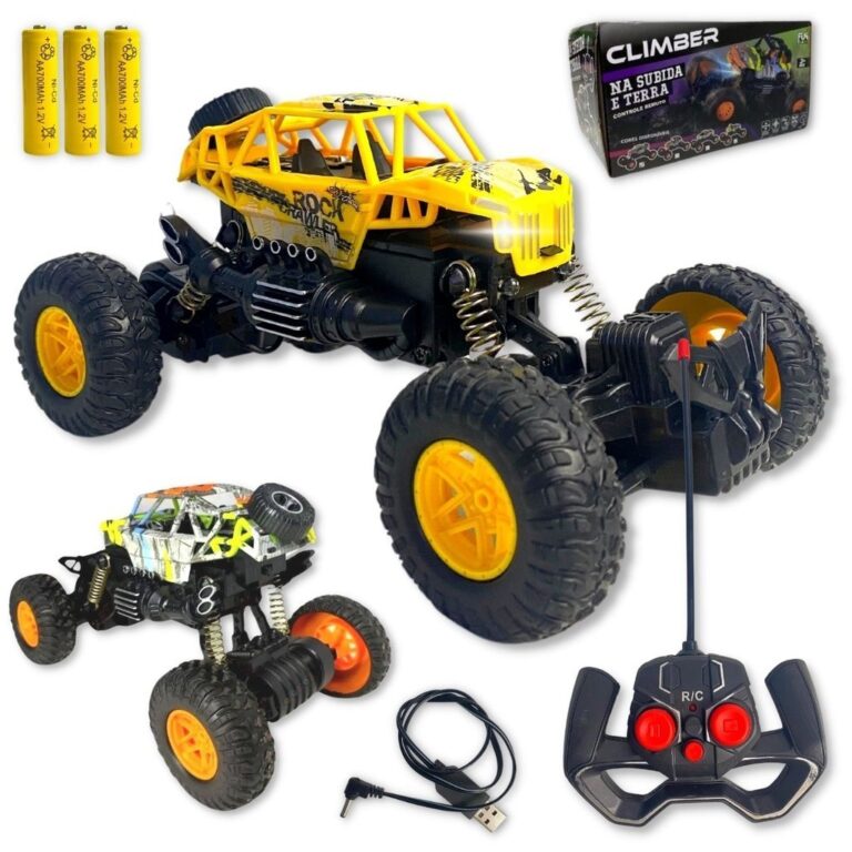 Carrinho De Controle Remoto Jeep Climber Subida Na