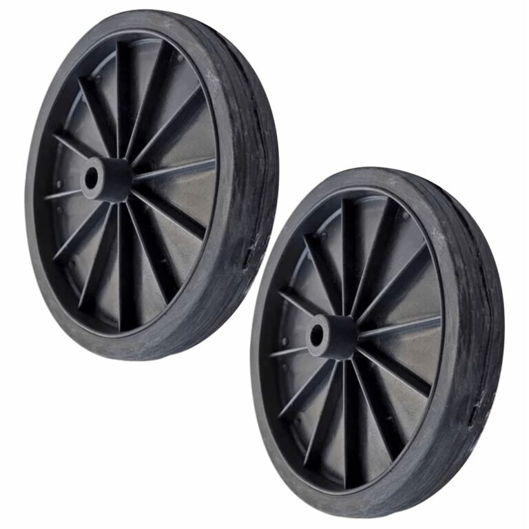 Kit C/ 2 Rodas 15cm P/ Carrinho De Feira Compras R
