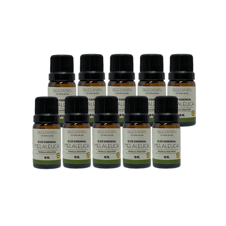 Kit 10 Óleos Essenciais De Melaleuca 10ml –