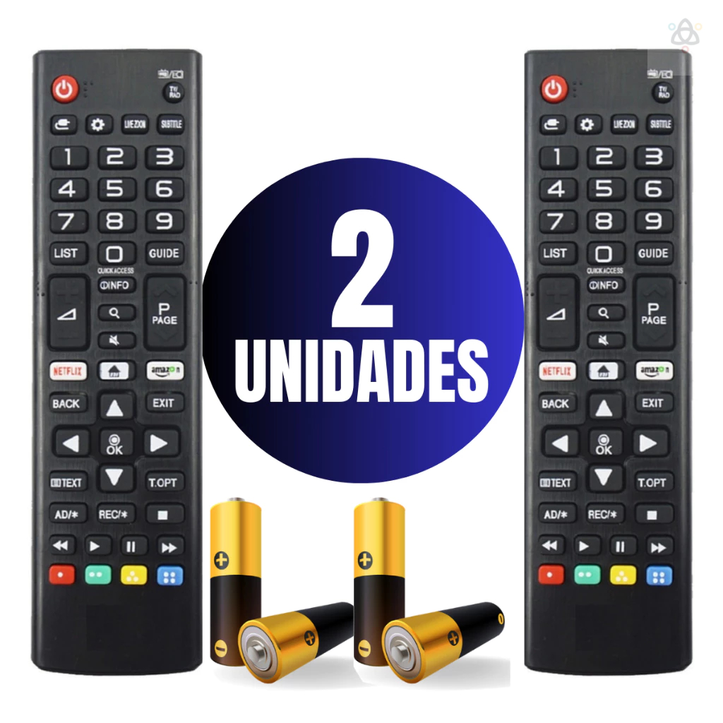 Controle Remoto Compatível com LG Smart TV TODOS OS MODELOS LCD LED 3D Webos AKB