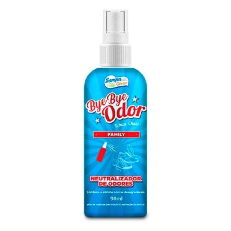 Bye Bye Odor – Neutralizador de Odor – Tchau Chulé. Sampa Clean