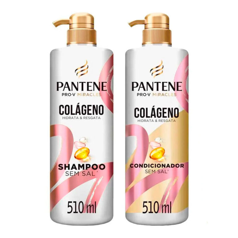 Kit Shampoo e Condicionador Pantene Colágeno 510m