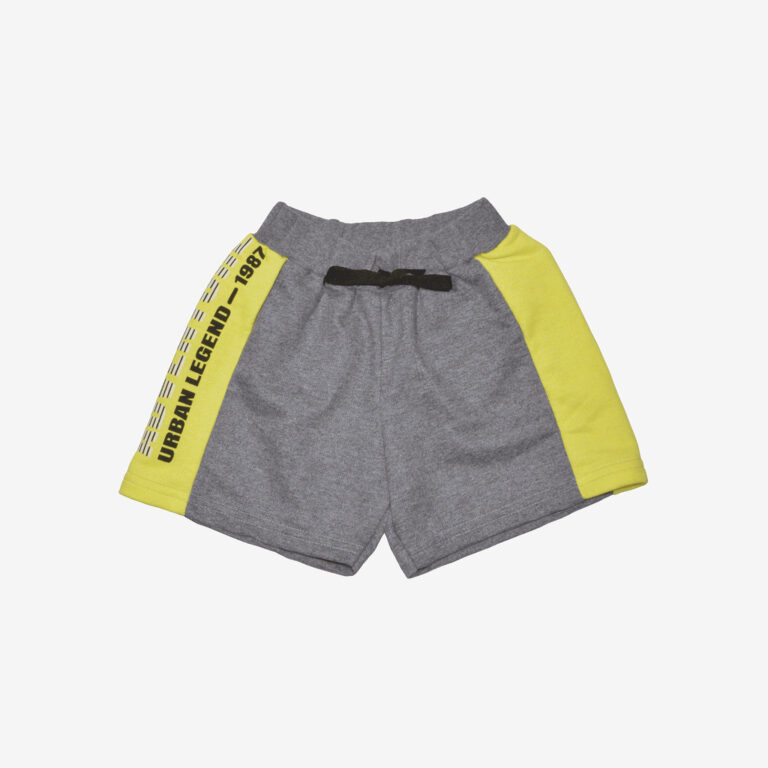 Bermuda Infantil Moletinho Estampadinho Mescla