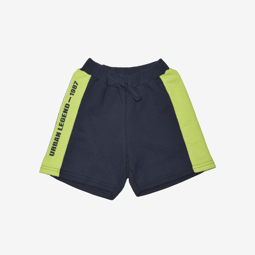 Bermuda Infantil Moletinho Estampadinho Marinho