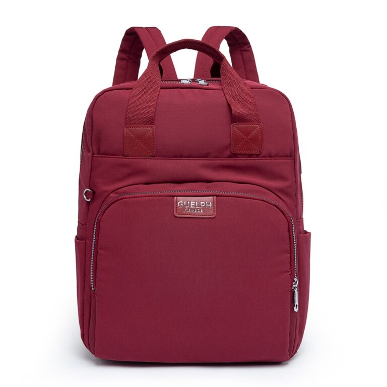 Mochila Bolsa Feminina Unissex Bordô Vinho Básic