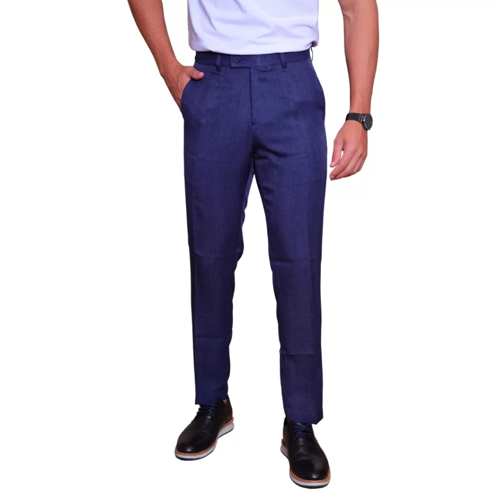 Calça Xadrez De Alfaiataria Social – Esporte Fino Promoção