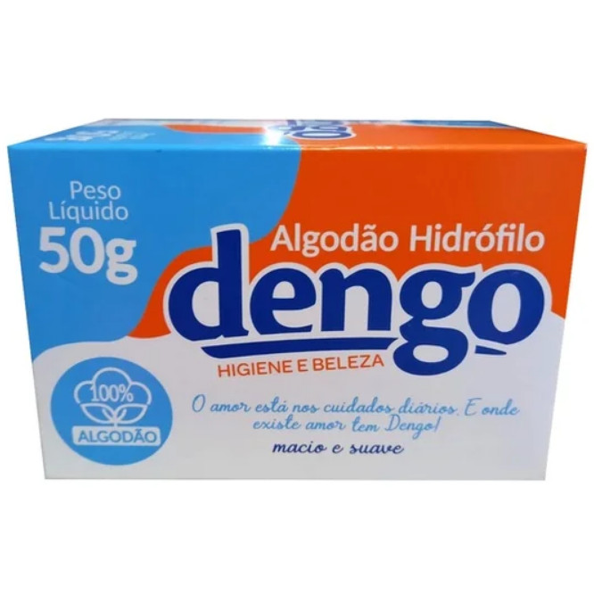 Dengo Algodão Hidrófilo Caixa 50g
