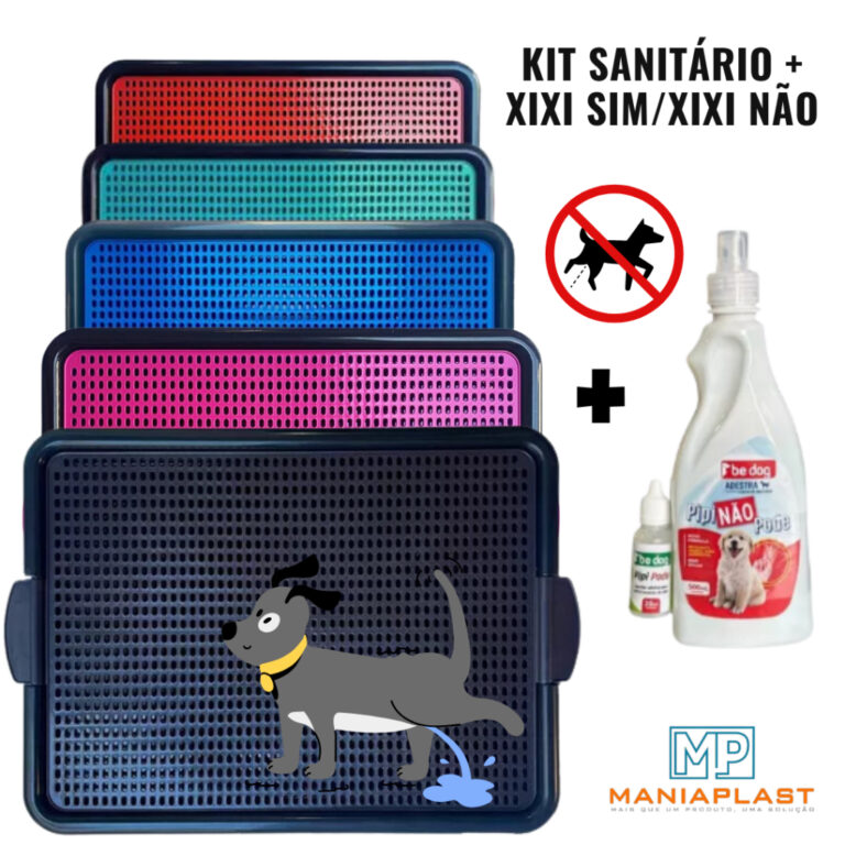 Kit Sanitário Canino Pet + Educador Pet Xixi Sim 