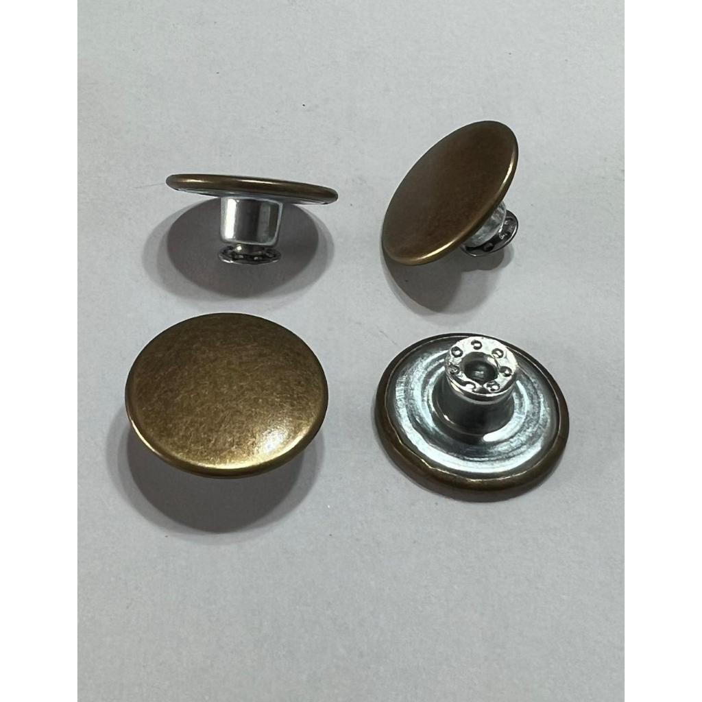 Botão Calça Jeans Tam 17 Flexível Metal 20 ou 10 Pçs