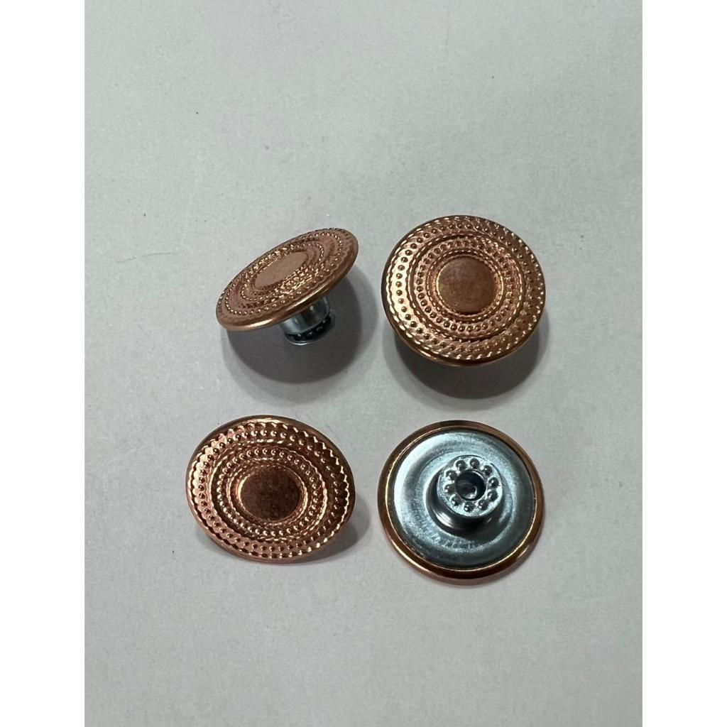 Botão Calça Jeans Tam 17 Flexível Metal 20 ou 10 Pçs