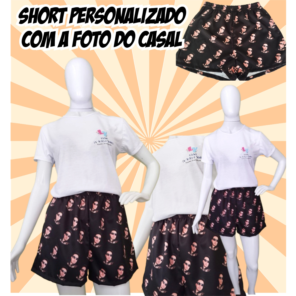 Shorts Personalizado com Foto (unidade)