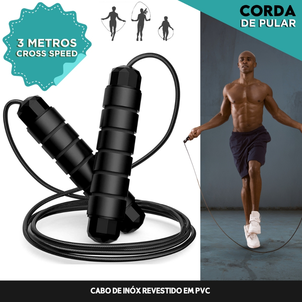 Corda de Pular Crossfit Profissional 3M | CH