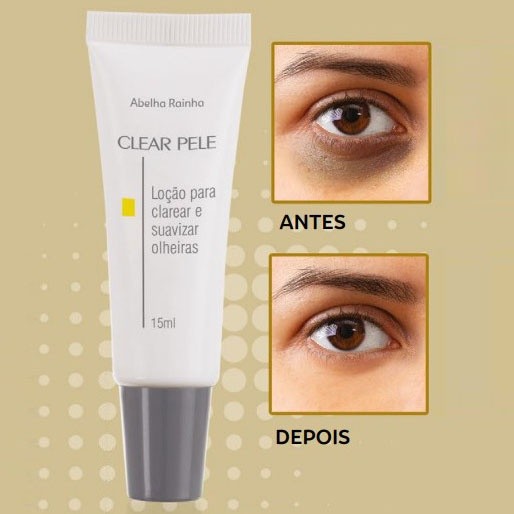 Loção Para Suavizar Olheiras Clear Pele  Abelha 