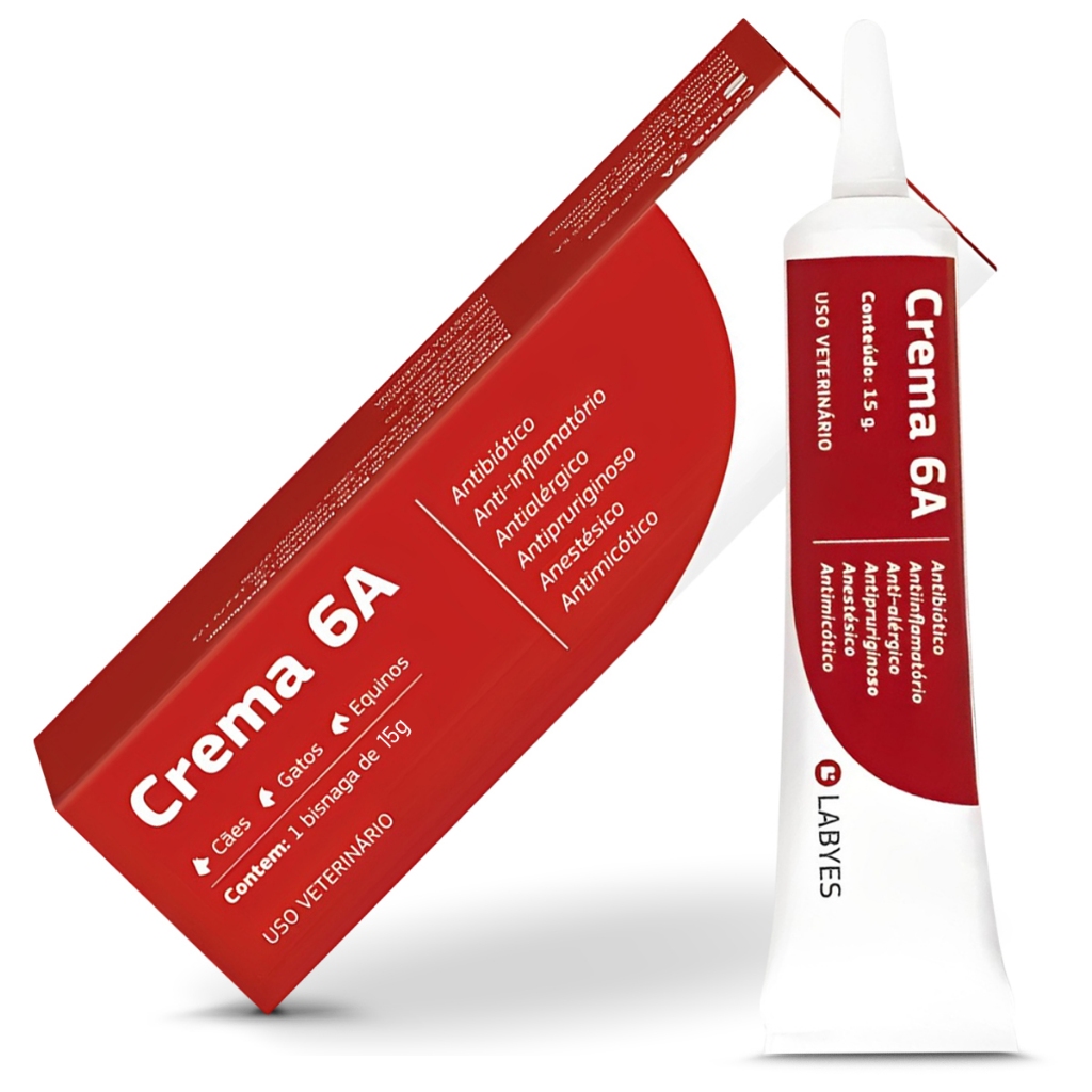 Crema 6a Labyes 15g Pomada Dermatológica Para Otites