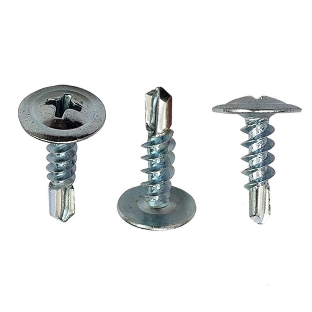 Parafusos Auto Brocante 4,2x13mm Cabeça Flangeada Phillips Aço Zincado Drywall Gesso