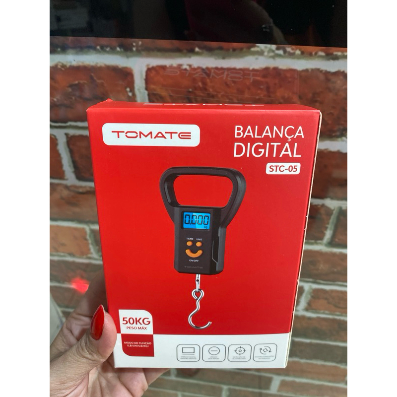 Balança Digital de Mão Portátil e Compacta Ideal para Viagens