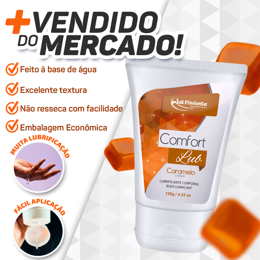 LUBRIFICANTE INTIMO COMFORT – DEIXE A PEGAÇÃO TOMAR CONTAR DE TUDO