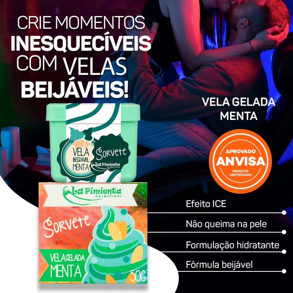 VELA BEIJÁVEL SENSUAL QUE DESPERTE O DESEJO E TORNE CADA MASSAGEM UM JOGO SAFADO